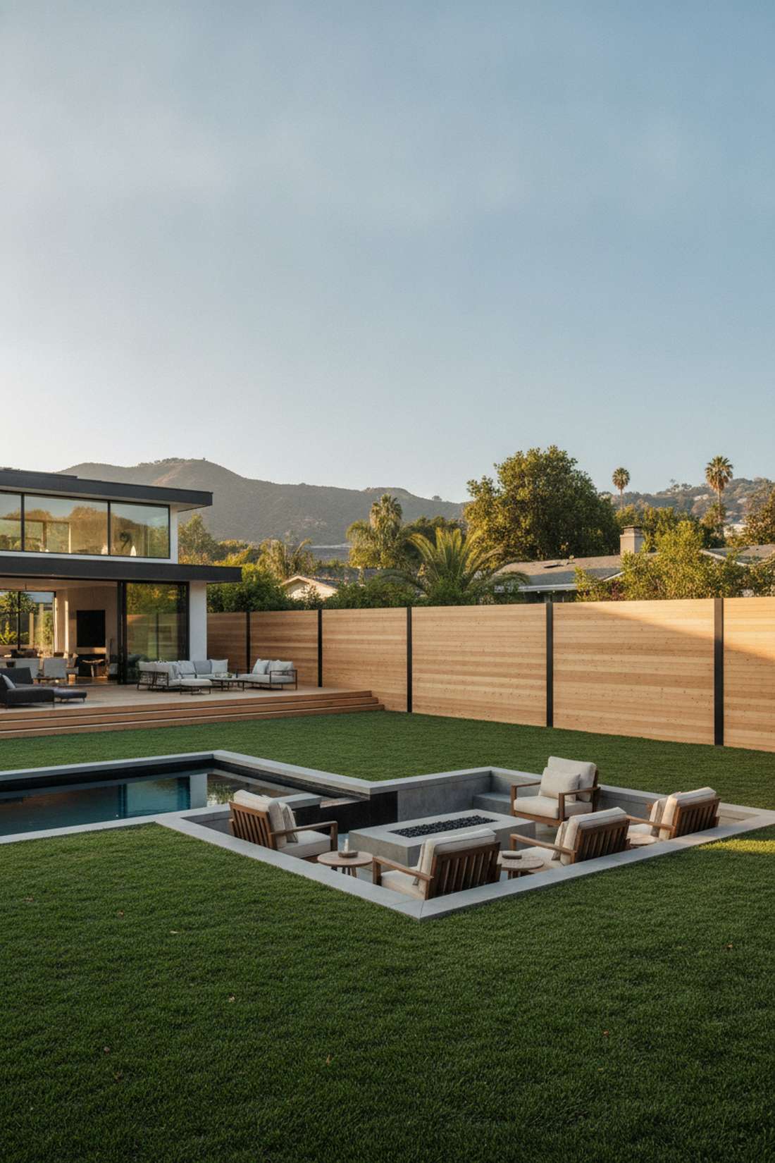 wide plank horizontal fence