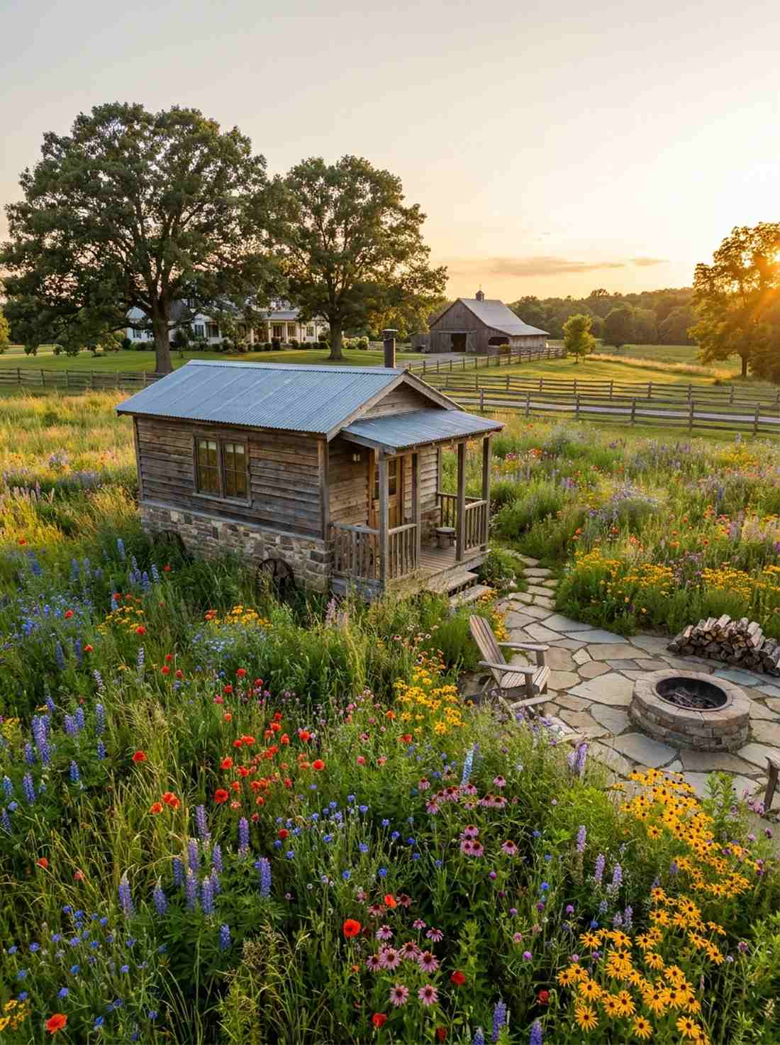 wildflower meadow hideaway