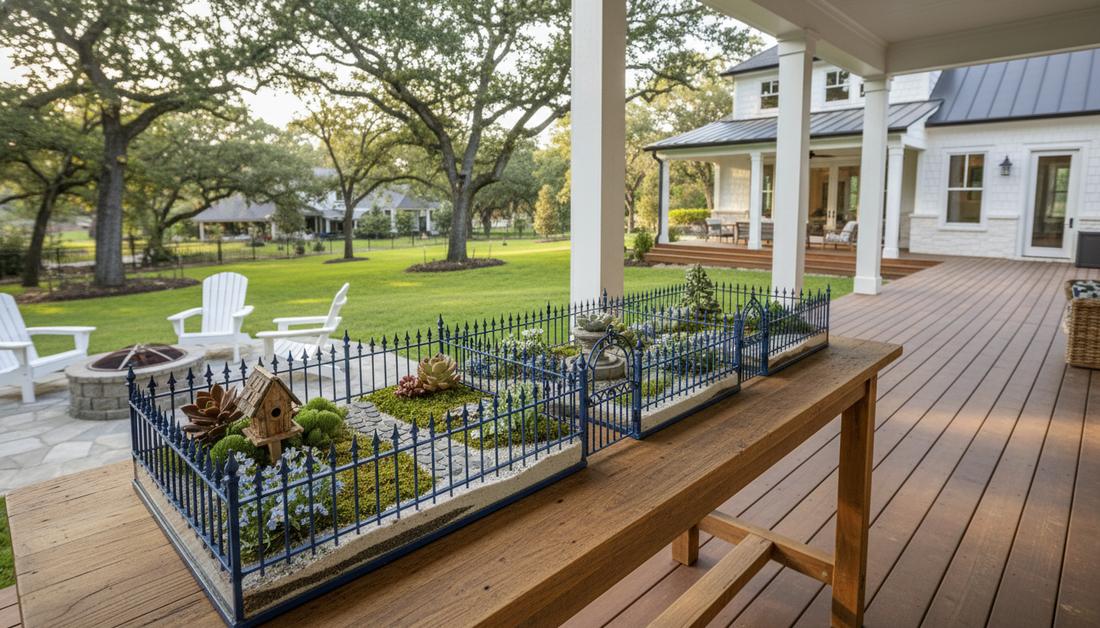 208 mini garden fence vertical