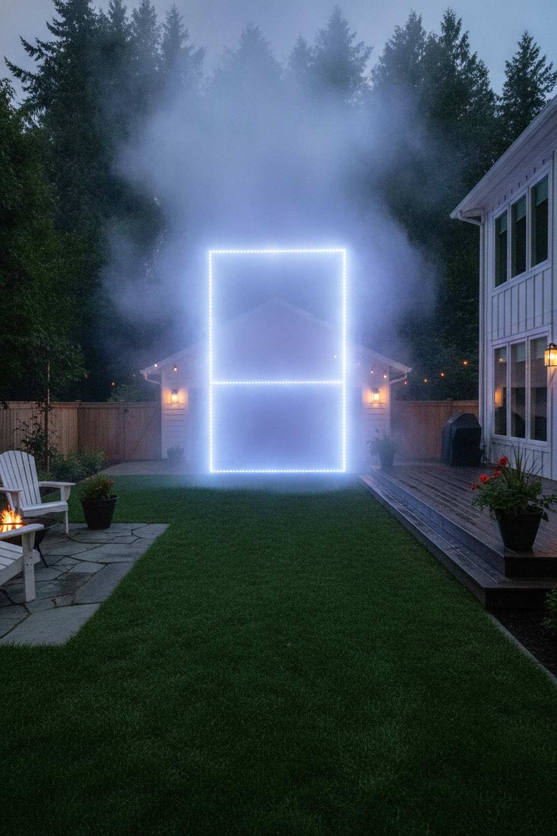 backlit fog wall effects