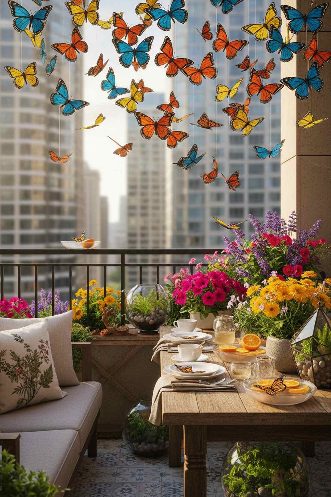 butterfly garden brunch