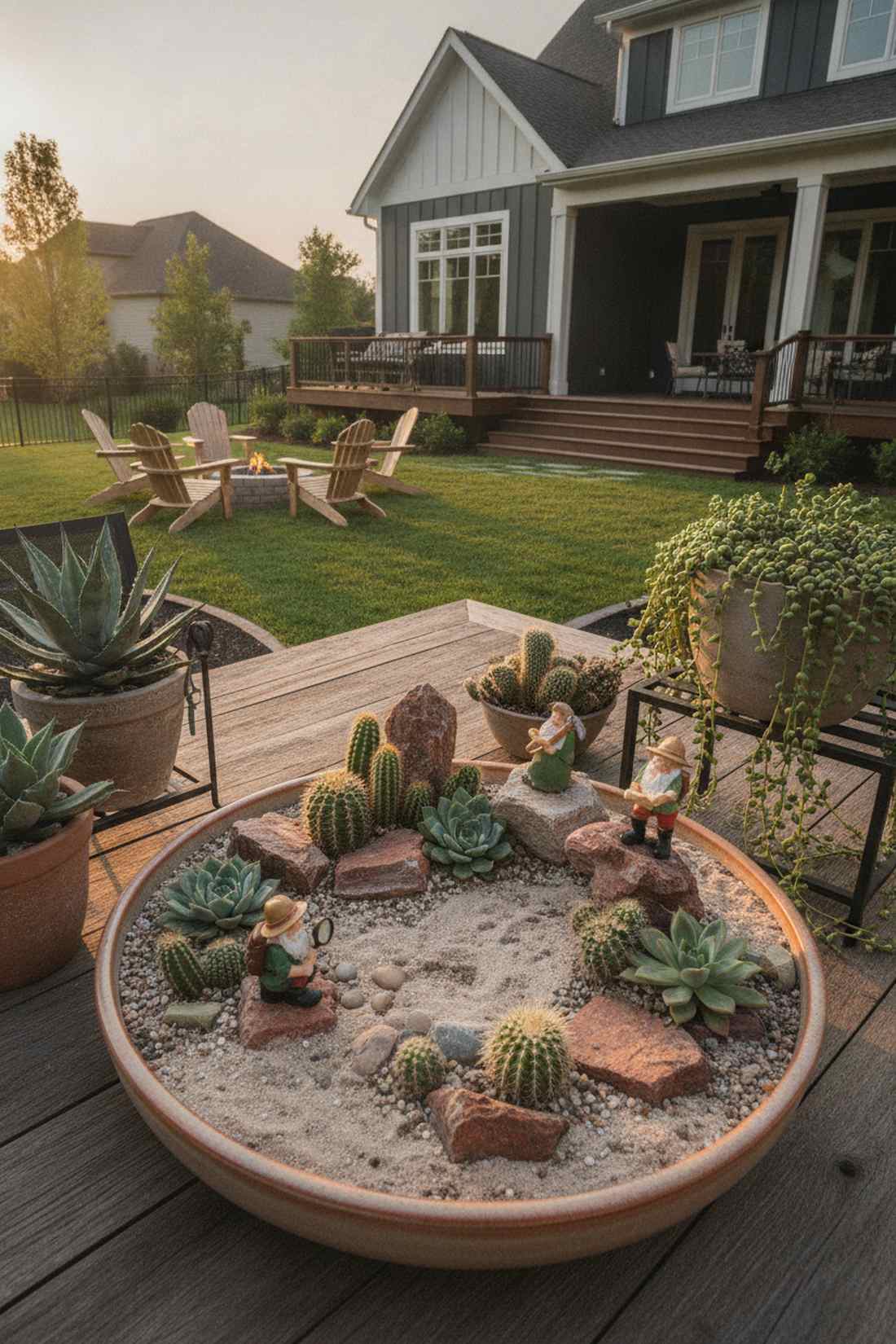 cactus and succulent desert gnomes