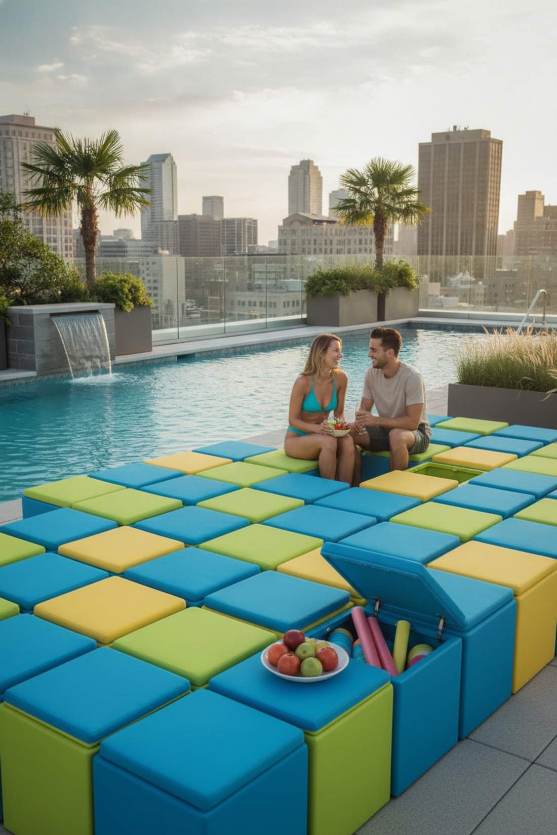 cube seating arrays