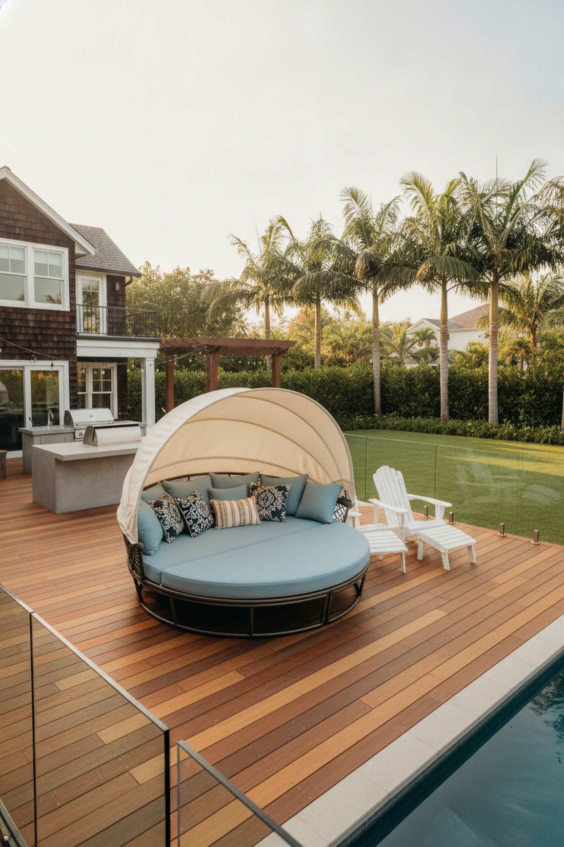 daybed style outdoor sofa