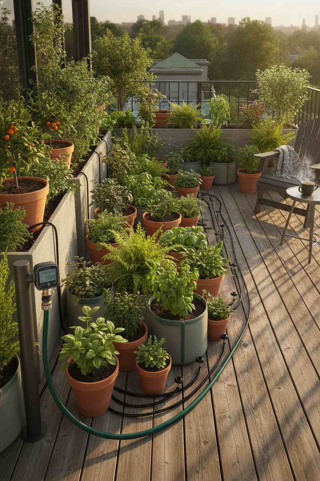 drip irrigation container system