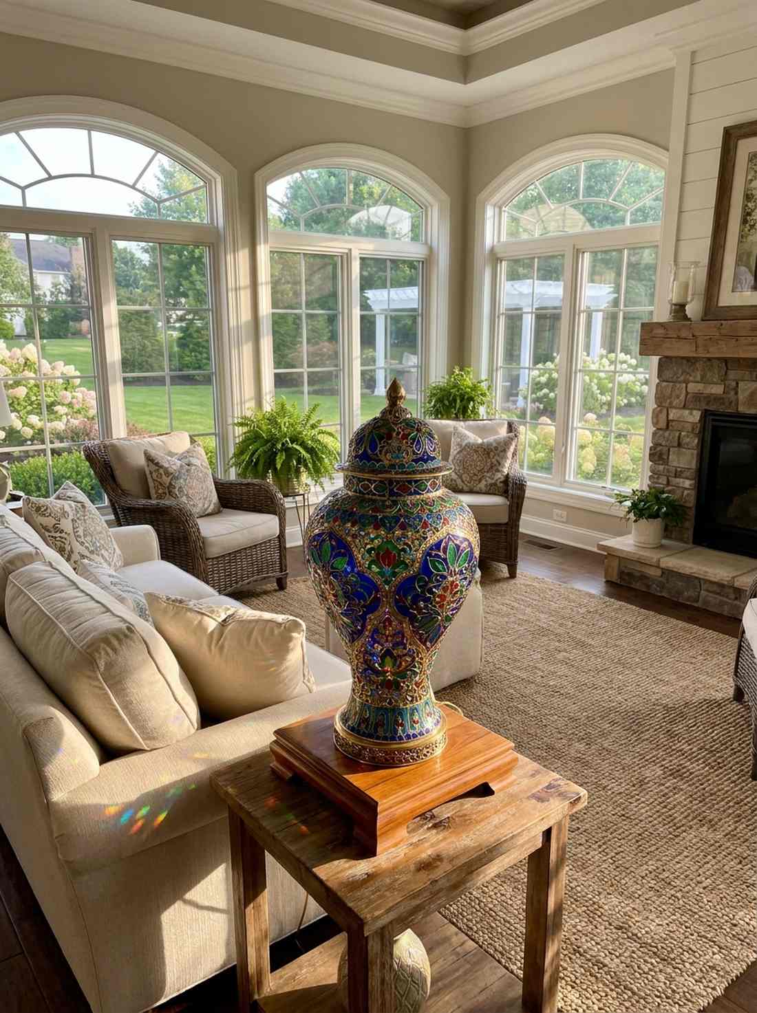 enameled cloisonne decoration