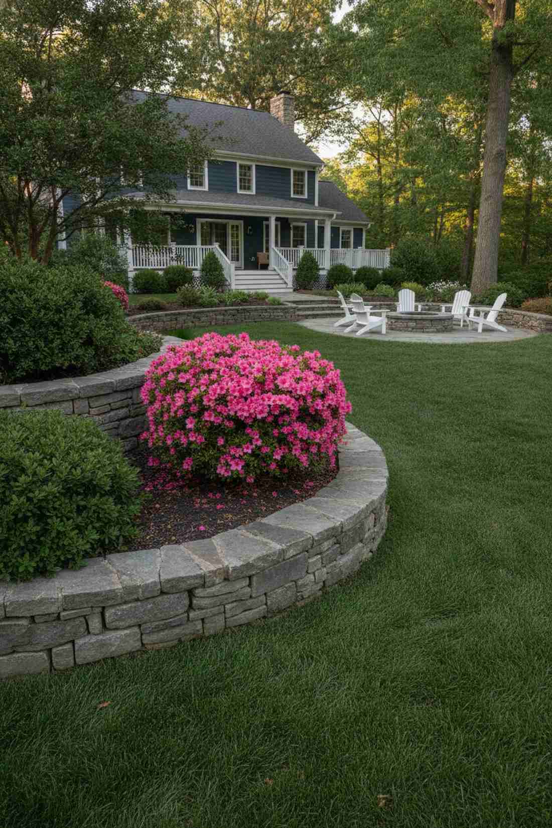 evergreen azalea seasonal accent