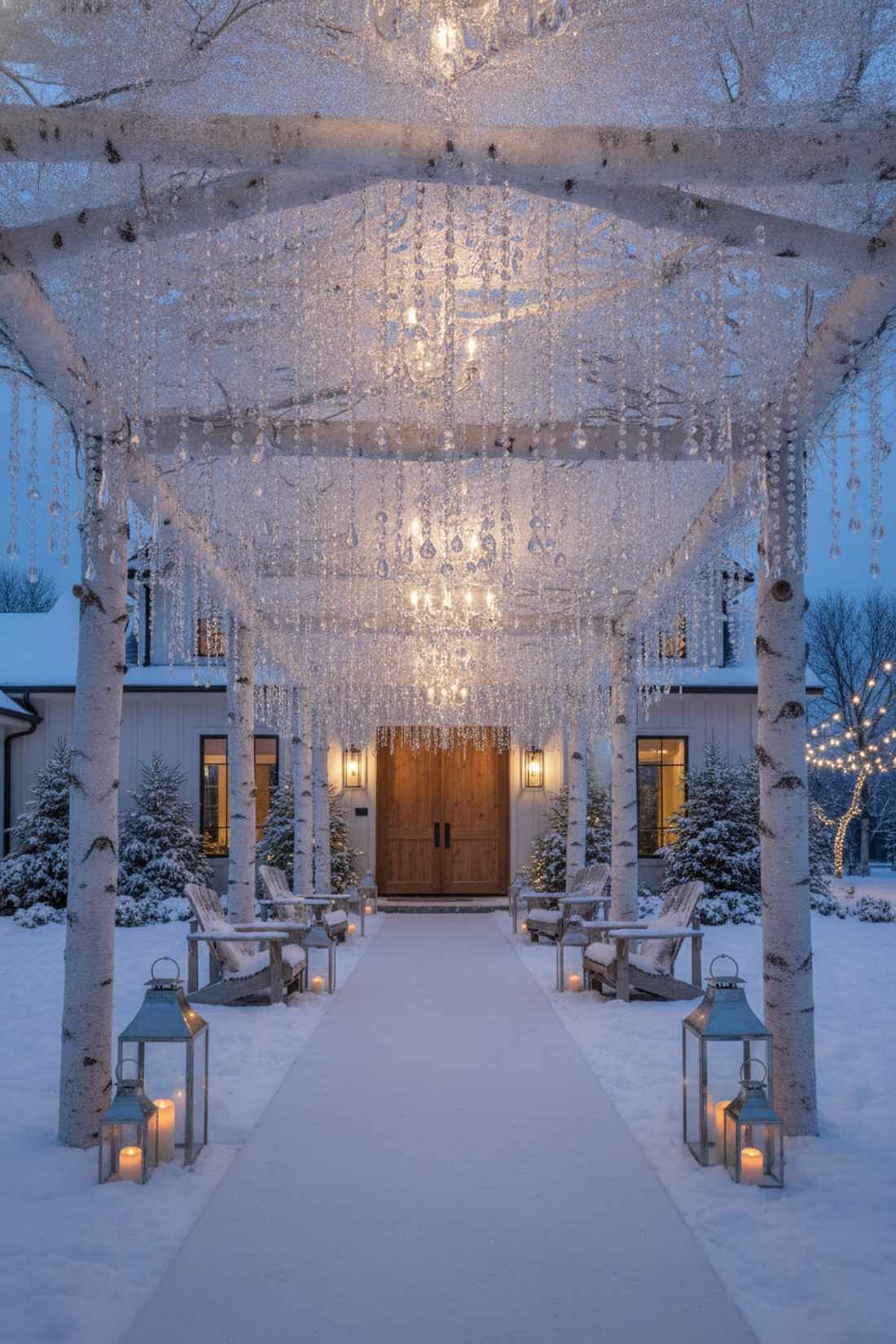 frosted branch installations