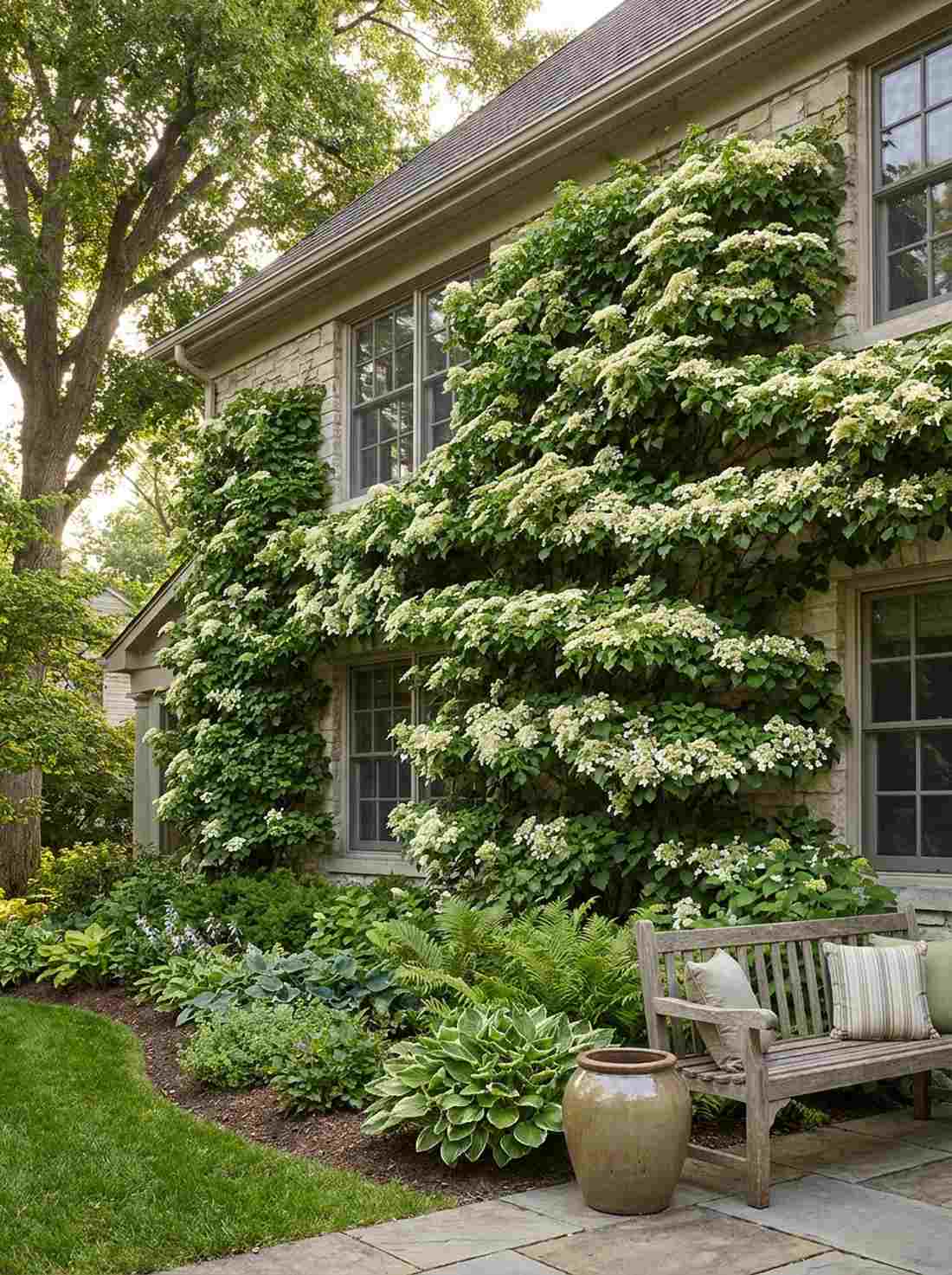hydrangea anomala petiolaris climbing hydrangea