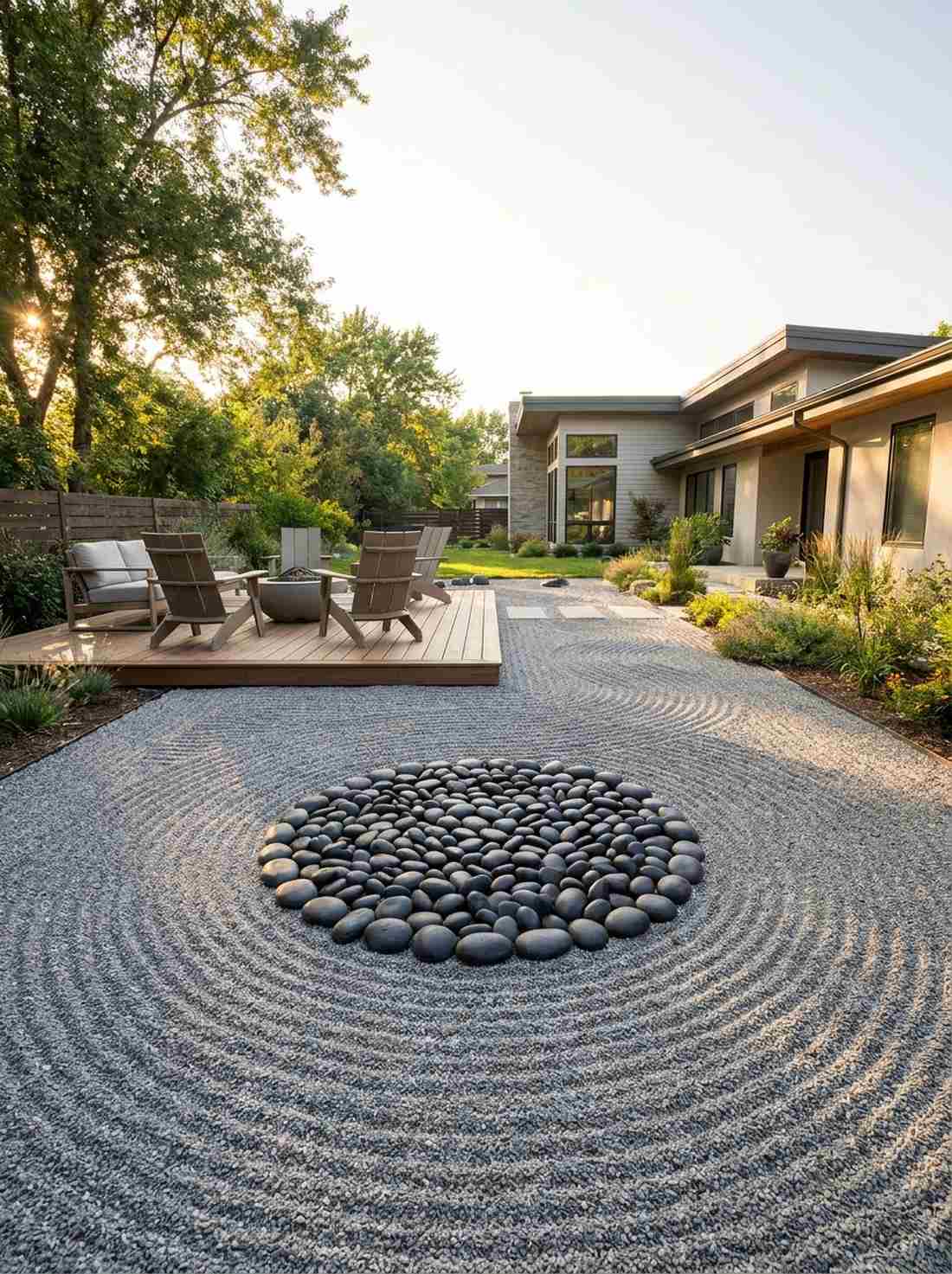 minimalist zen circles