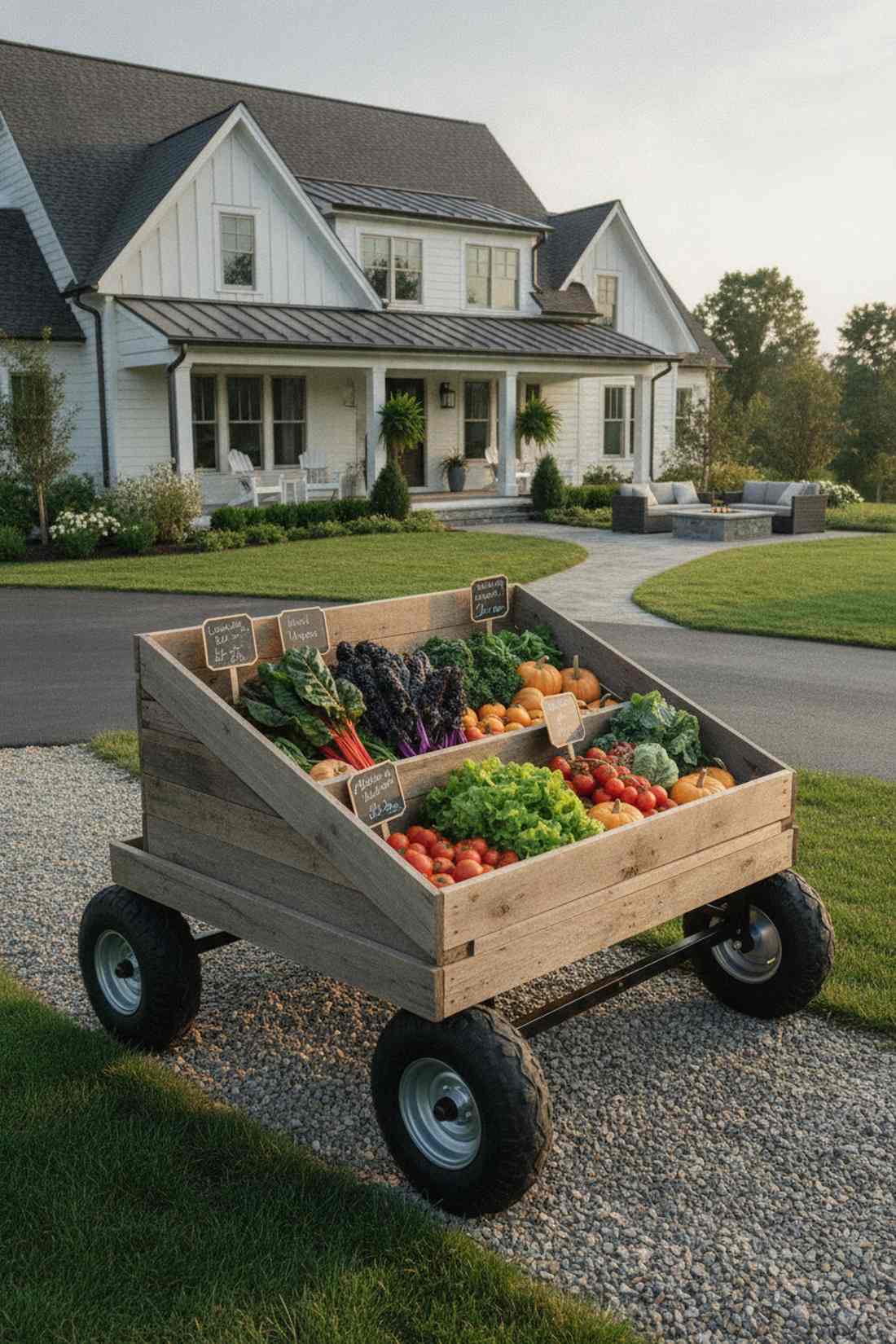 mobile market display bed