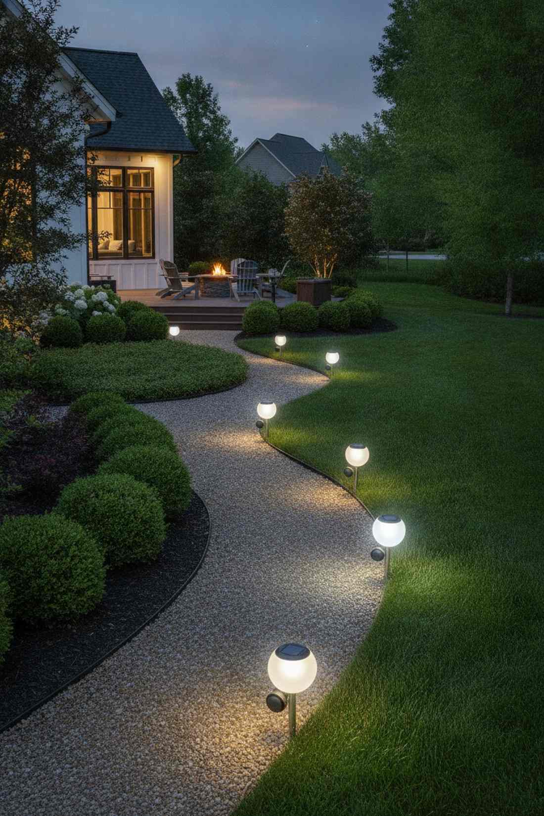 motion sensing pathway globes