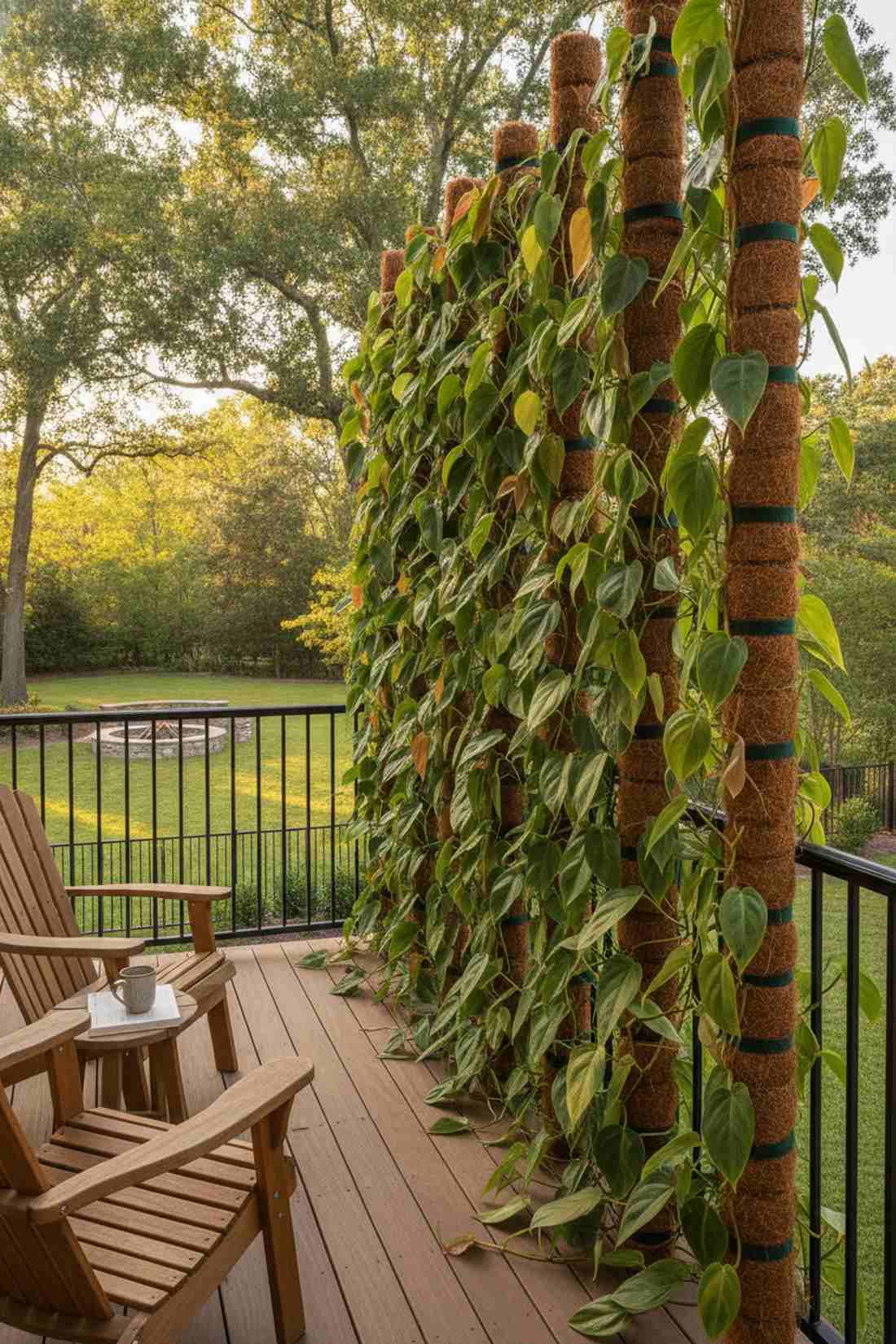 philodendron climbing wall