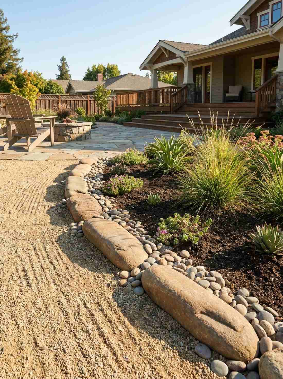 reclining shoreline stones