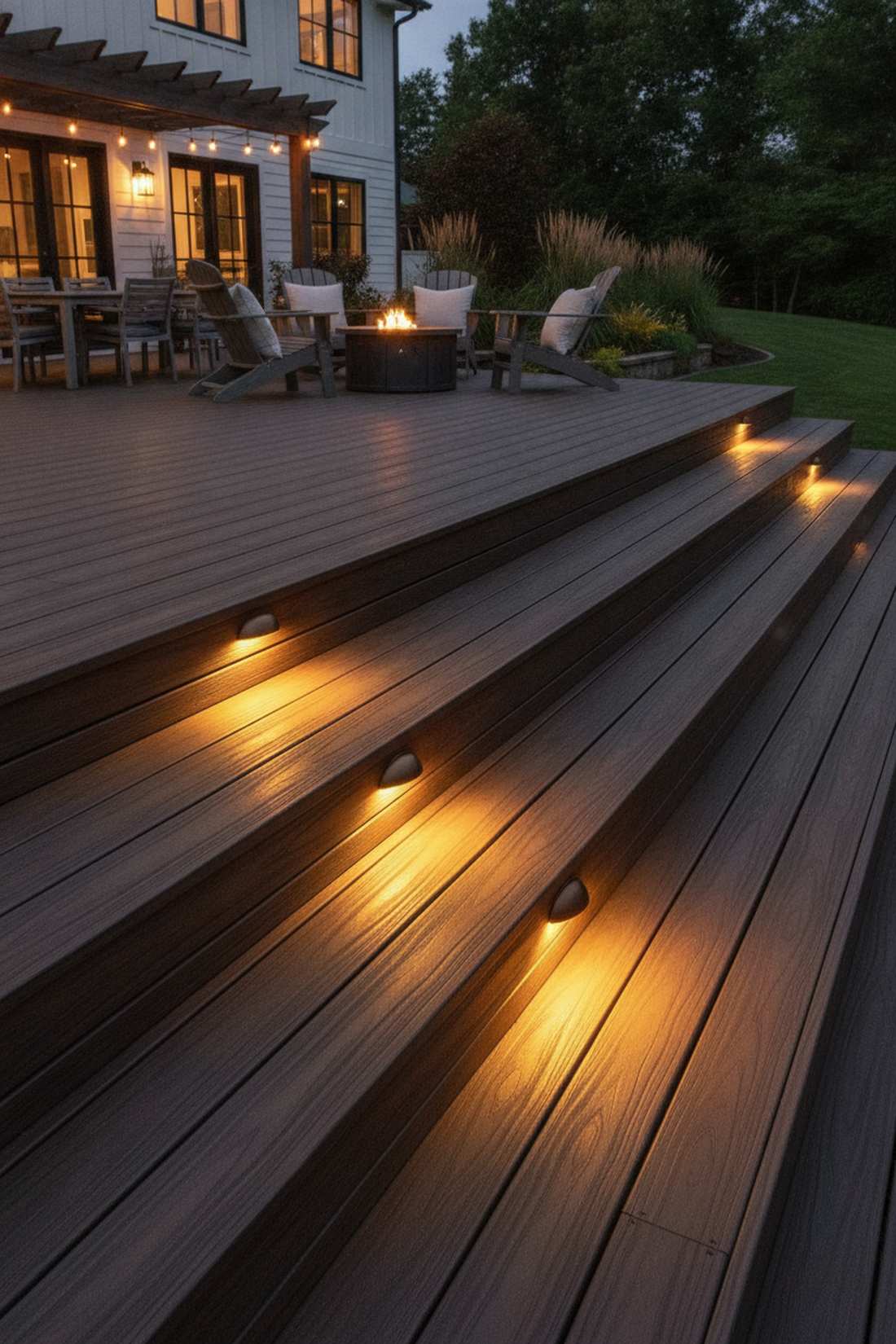 side mounted riser lights