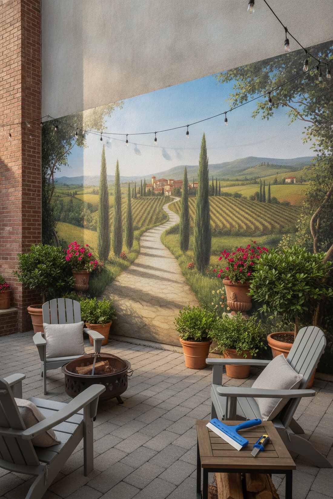 trompe loeil murals