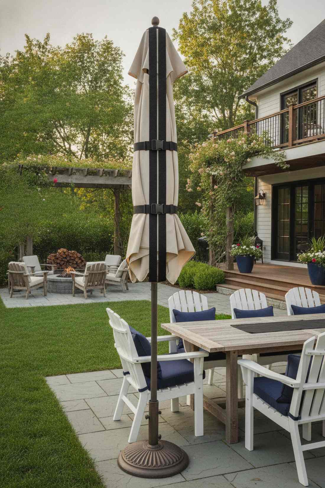 umbrella tie down straps