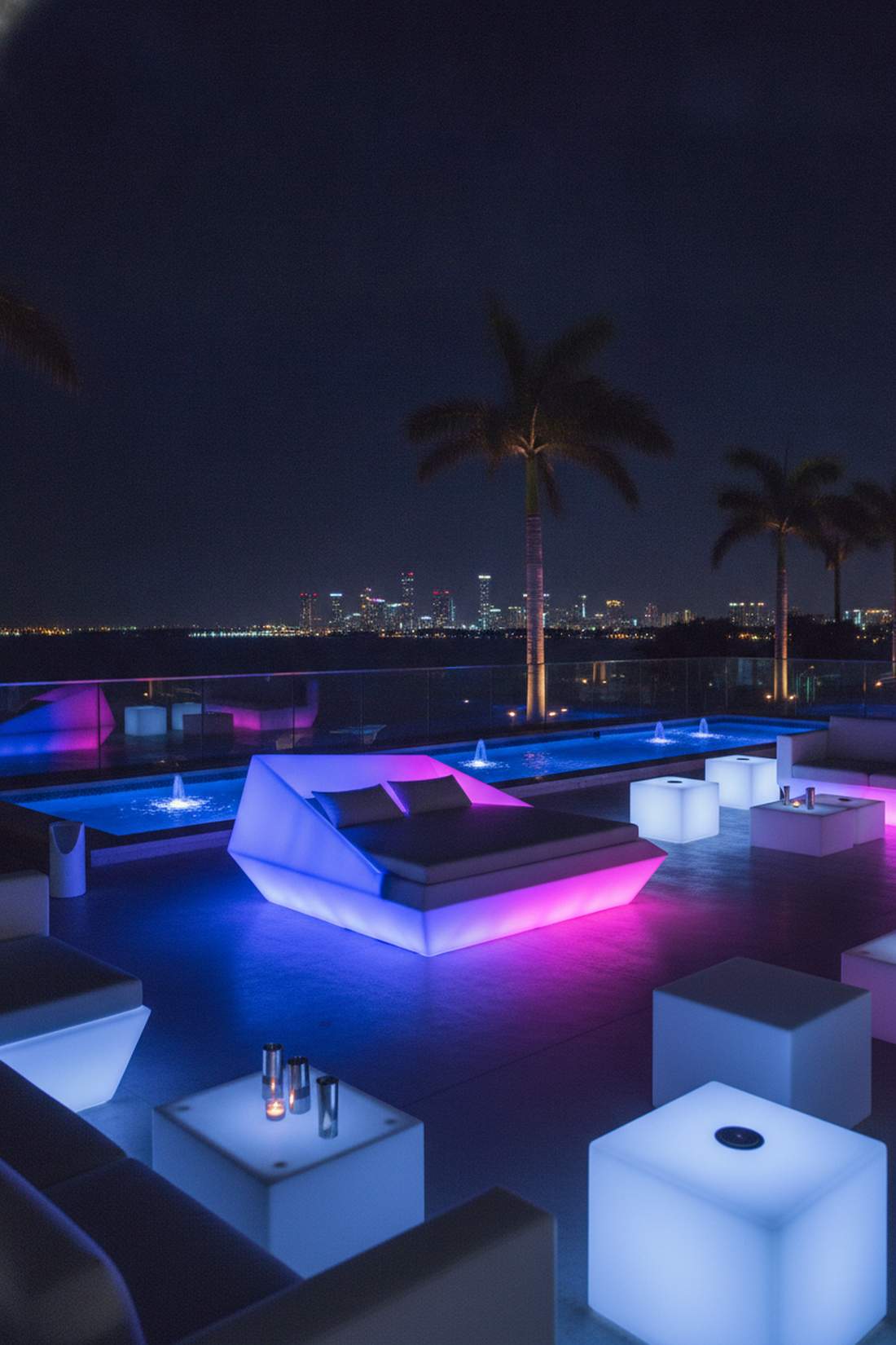 vondom faz illuminated daybed