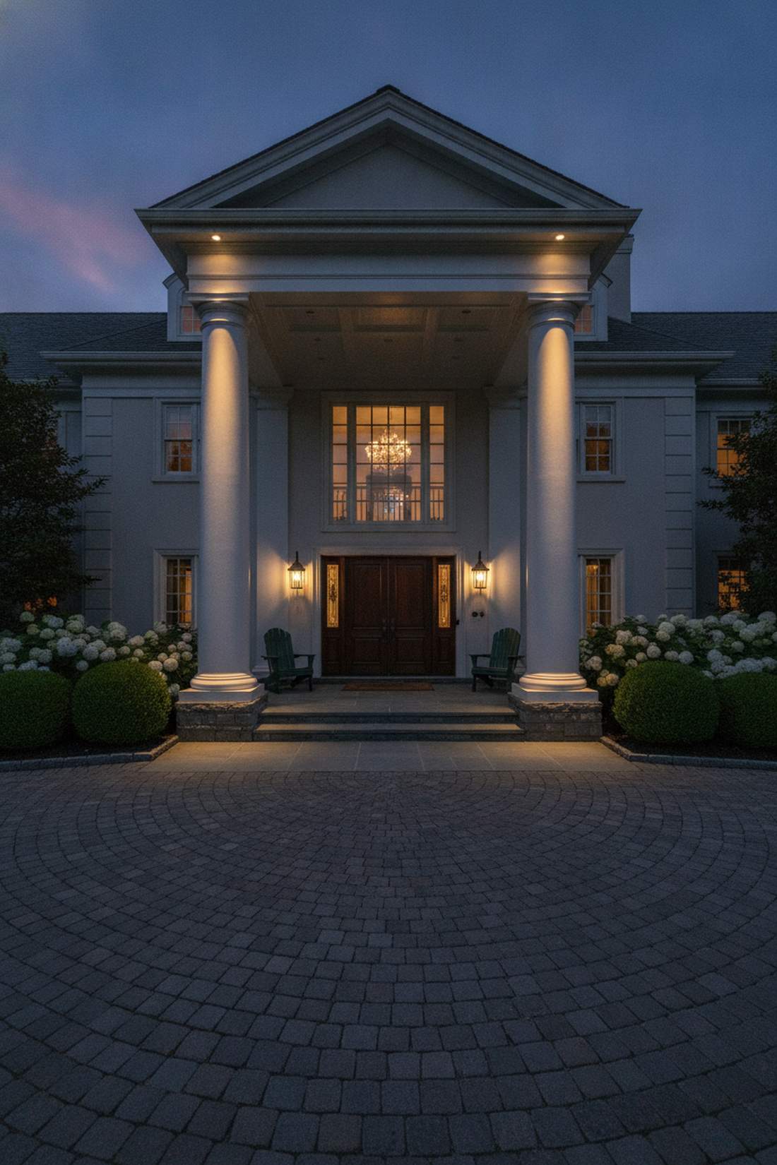 column base uplighting