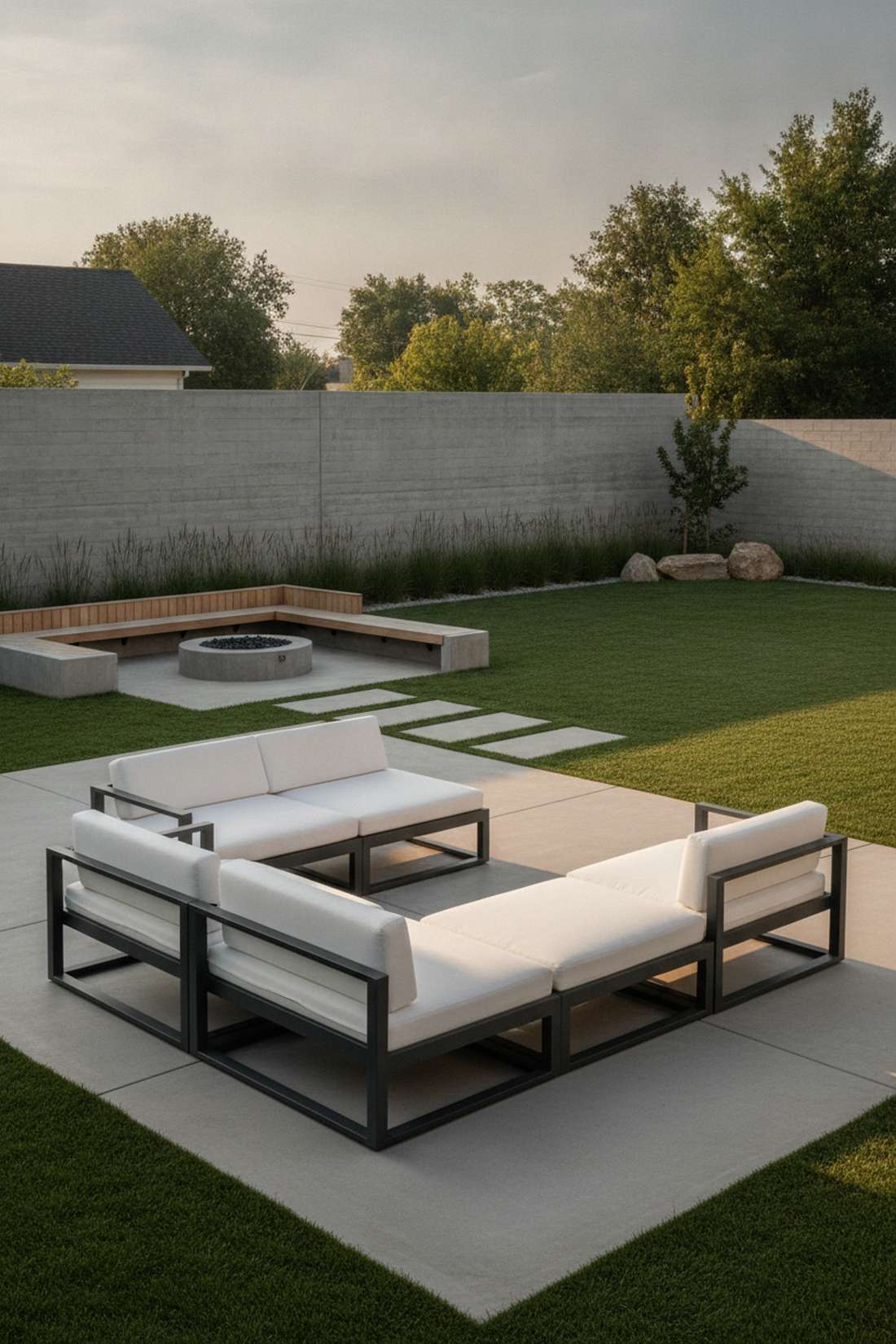 contemporary clean line geometry