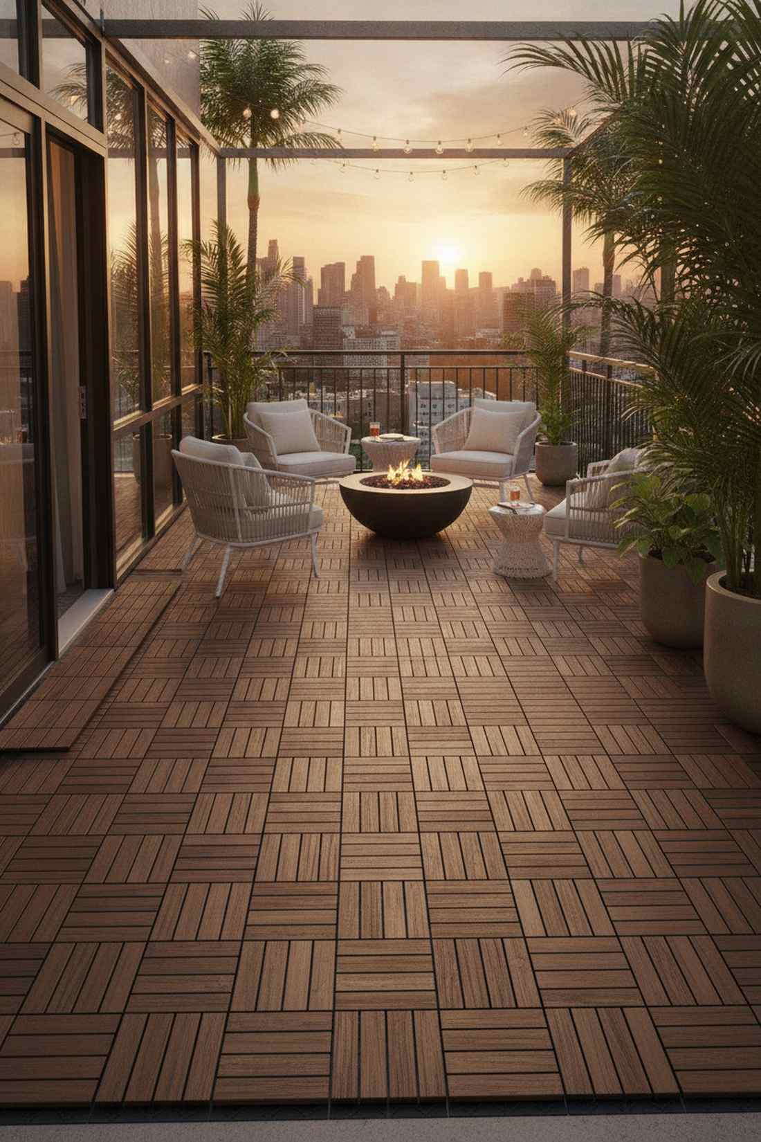 interlocking deck tiles