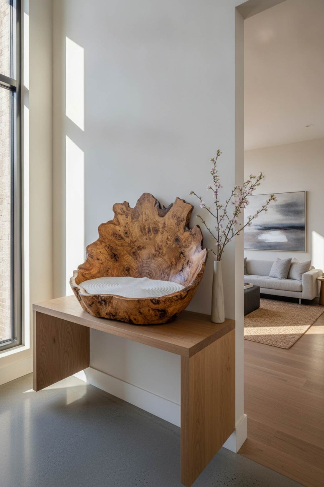 japanese maple burl art piece
