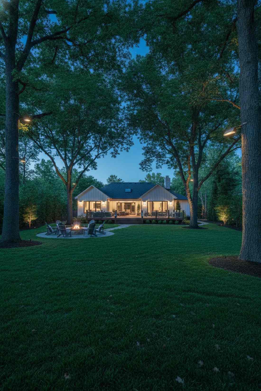 lawn area moonlighting