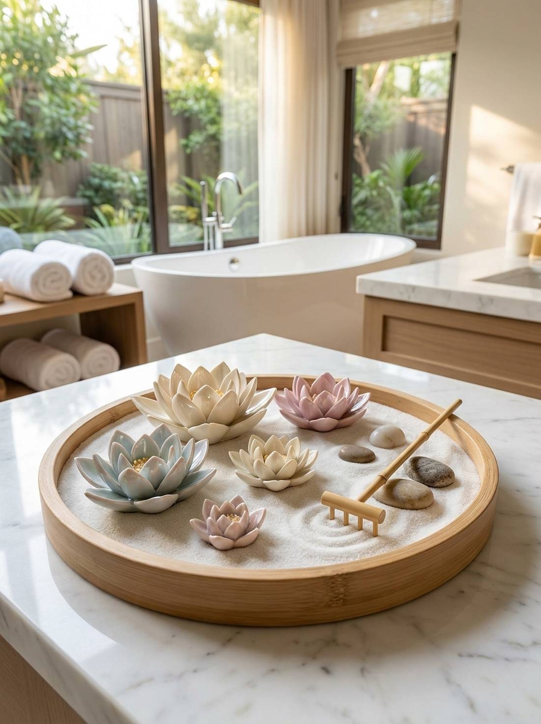 lotus flower accent pieces