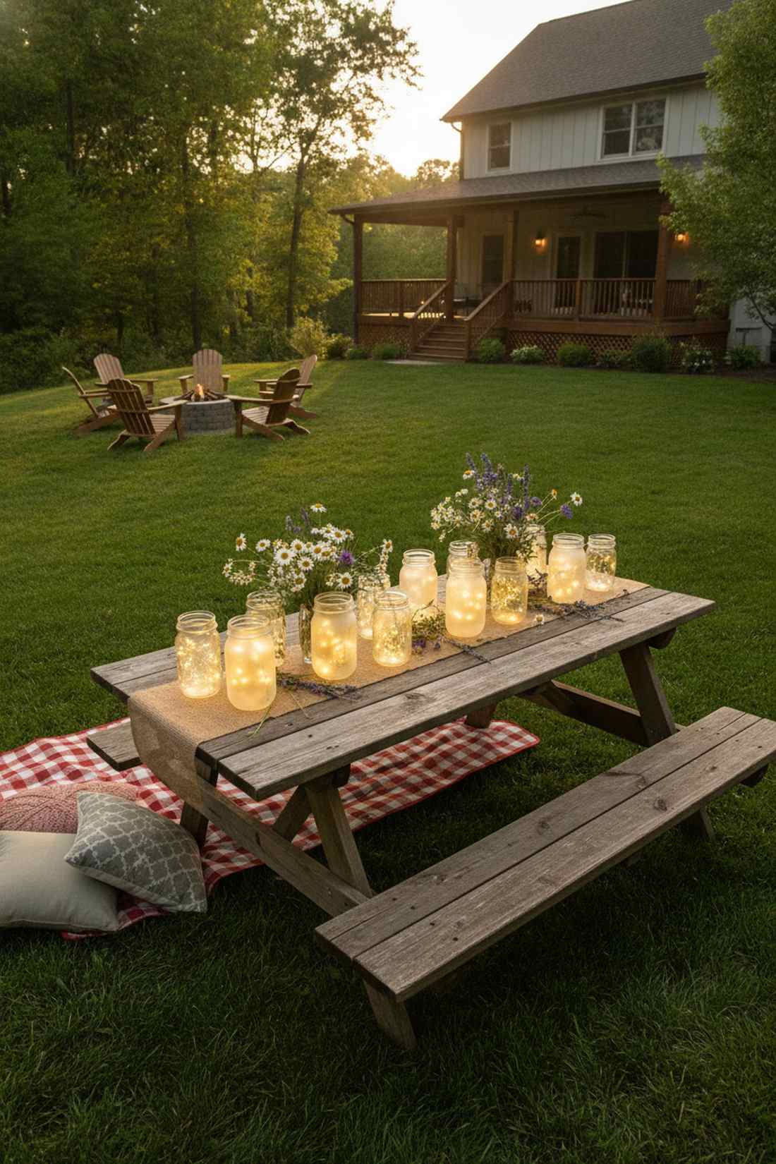 mason jar cluster arrangements