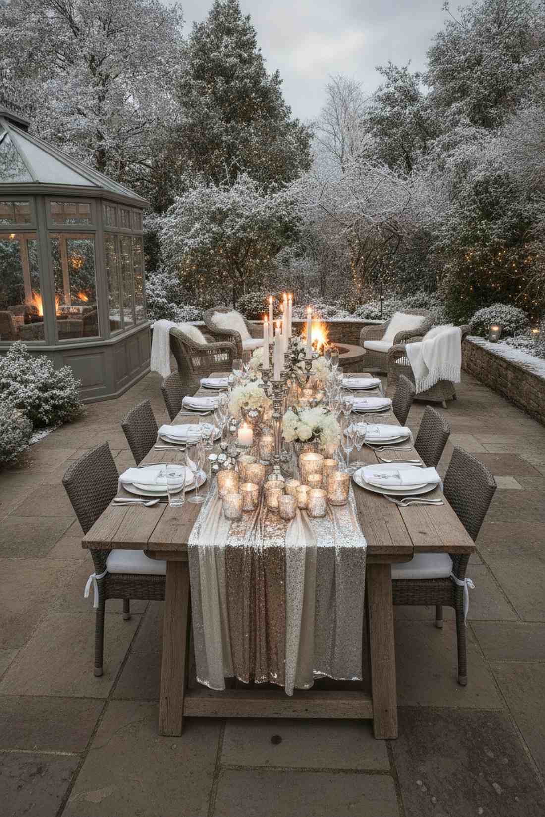 metallic winter palette