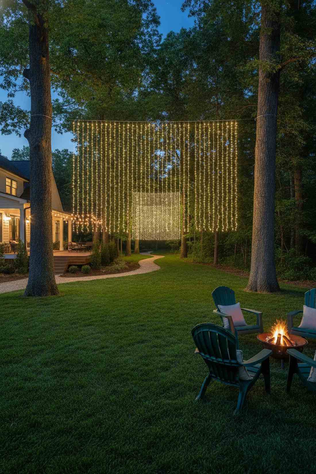 multi tree connection curtains