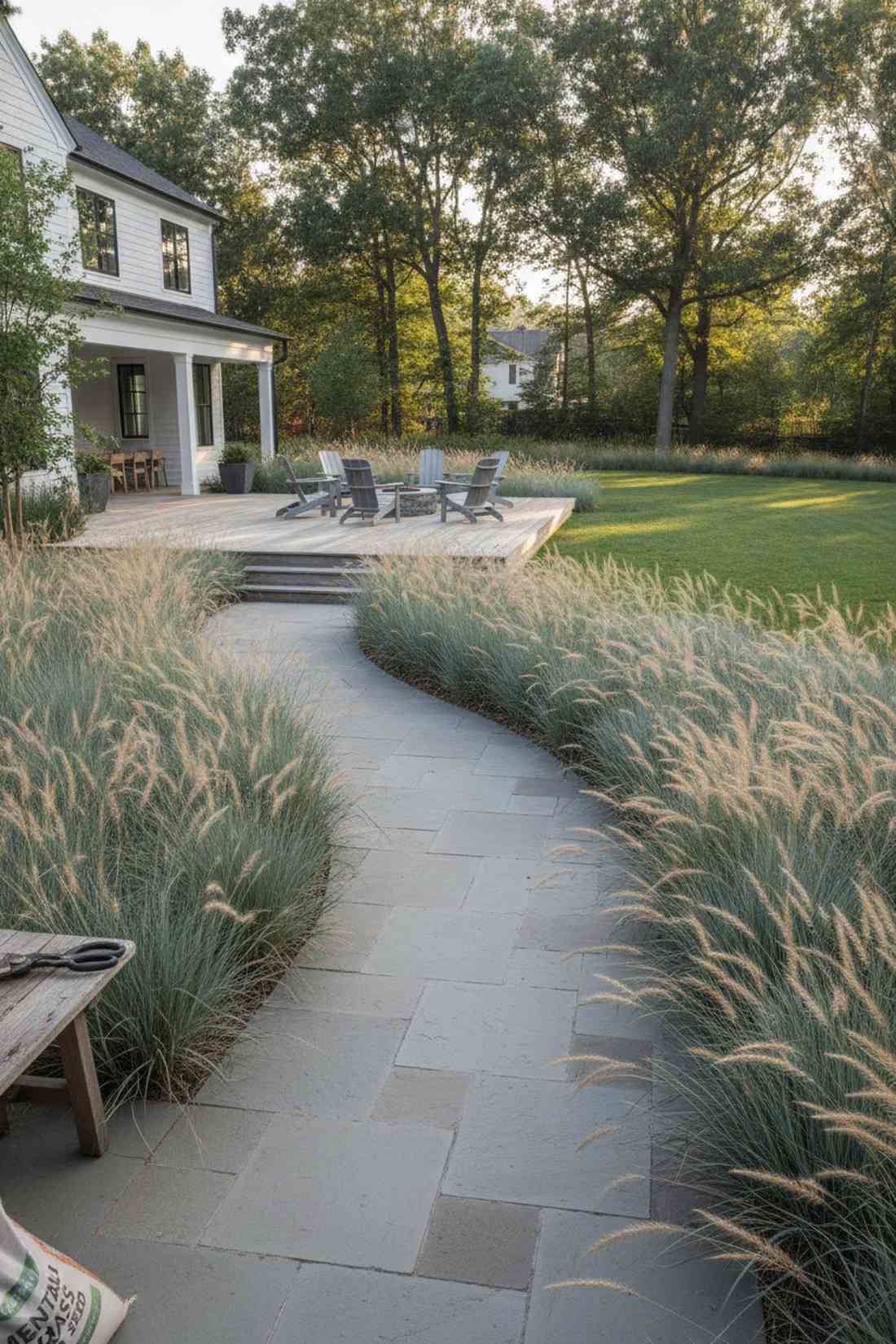 ornamental grass borders