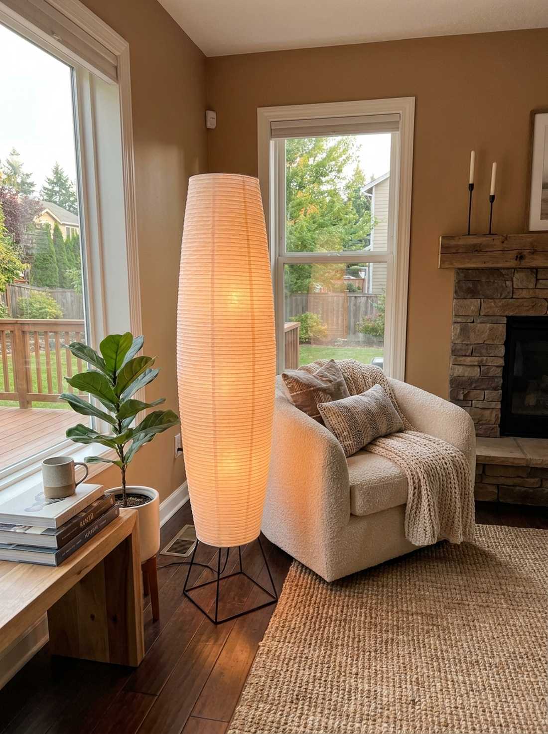 paper lantern floor lamp