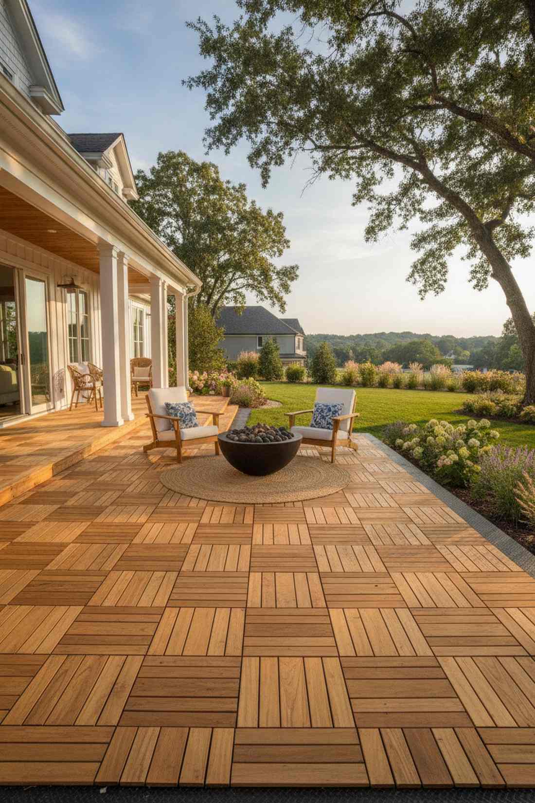 parquet deck pattern