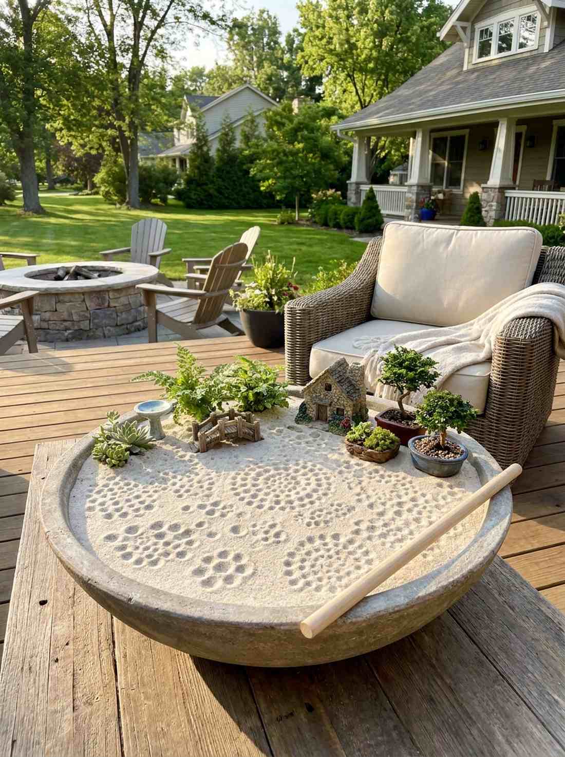 rain garden dotted pattern