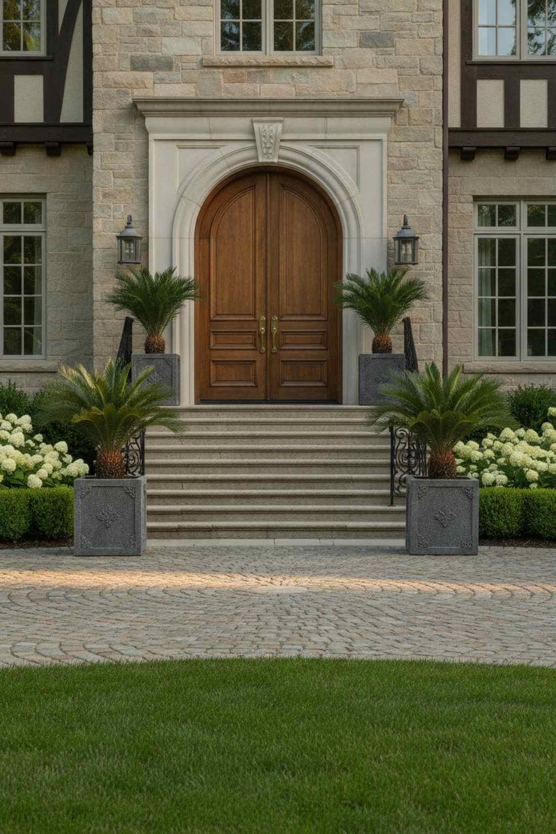 sago palm symmetrical display