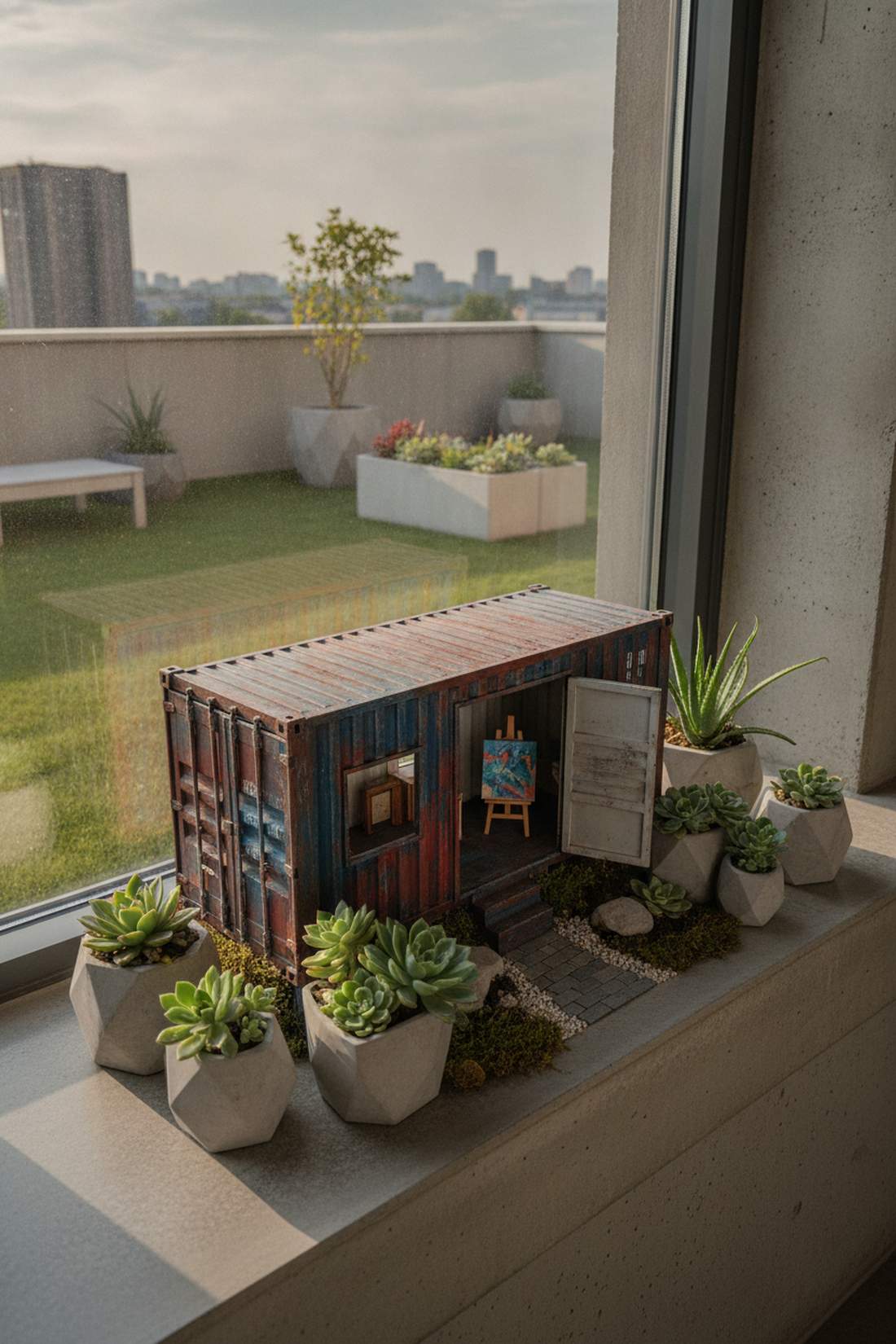 shipping container studio