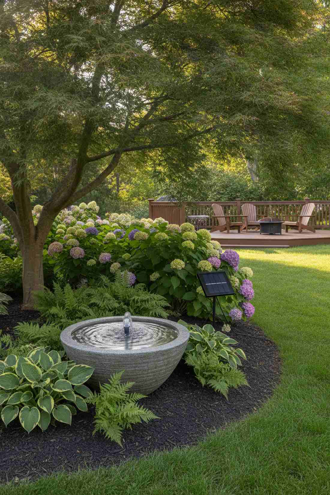 solar panel bowl fountain