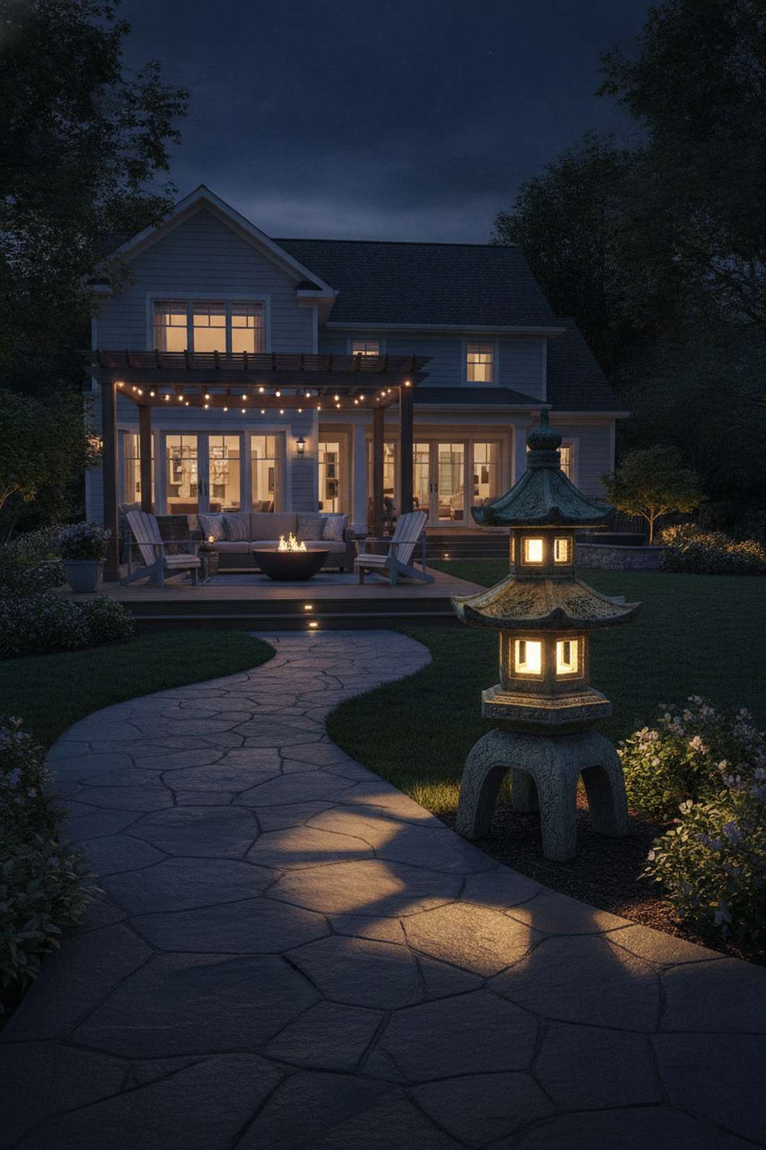 stone pagoda lantern