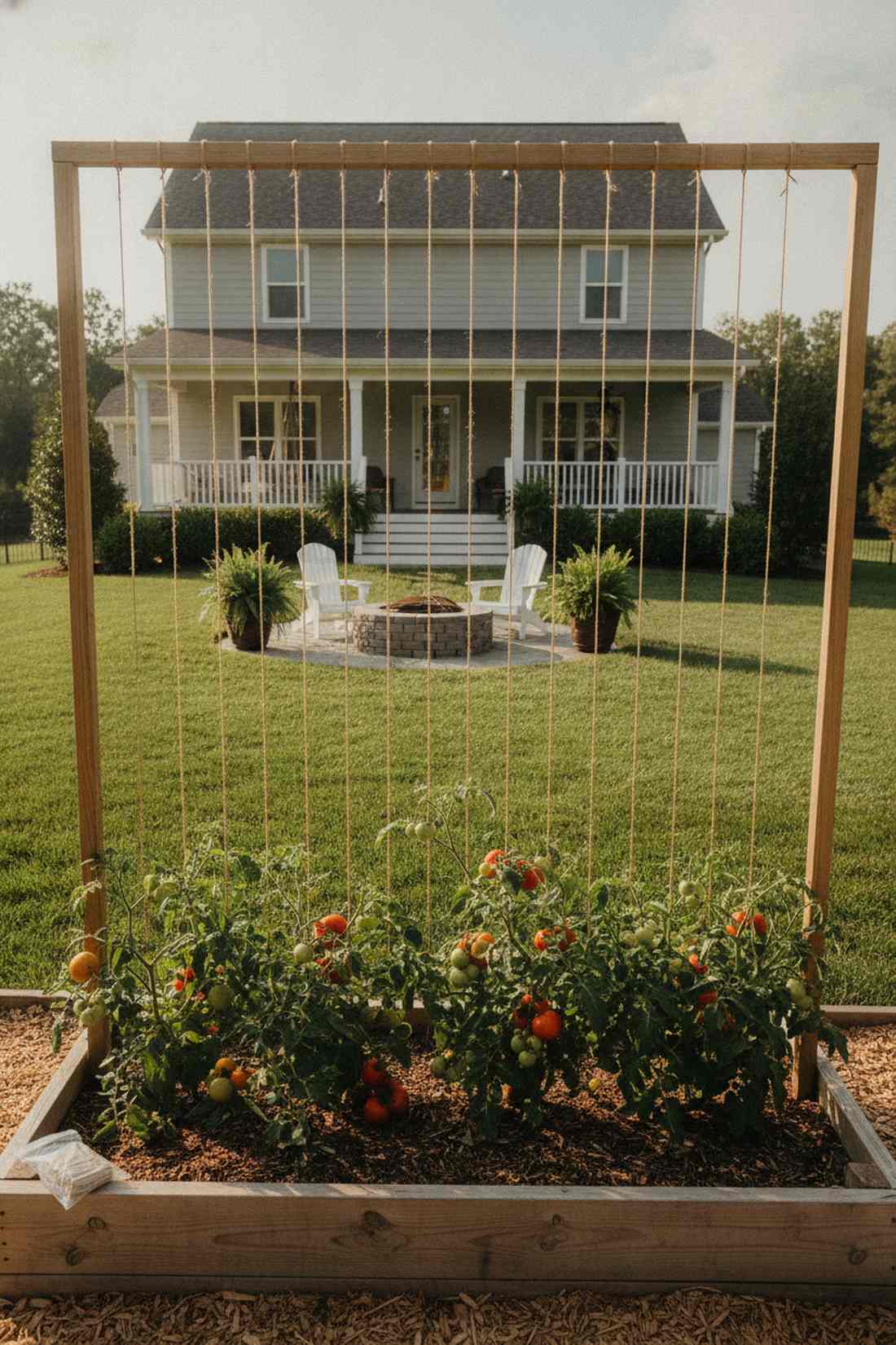 string trellis grid