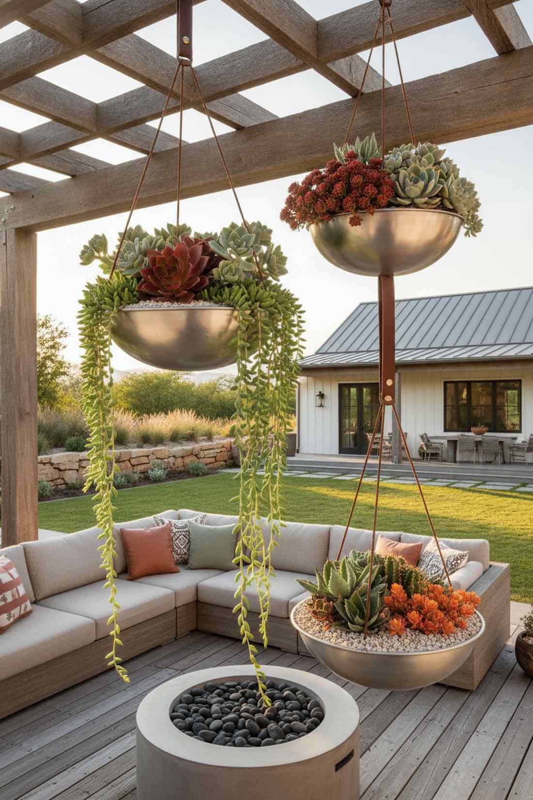 succulent and sedum modern mixes