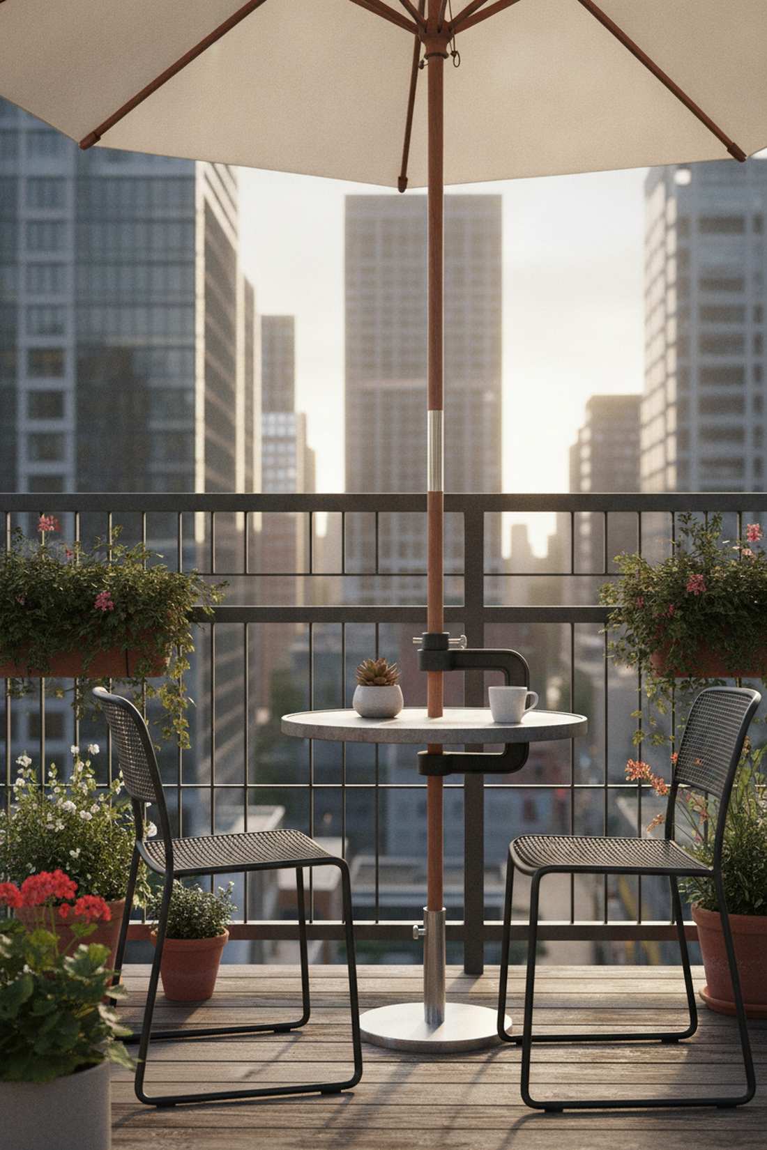 table clamp umbrella mounts