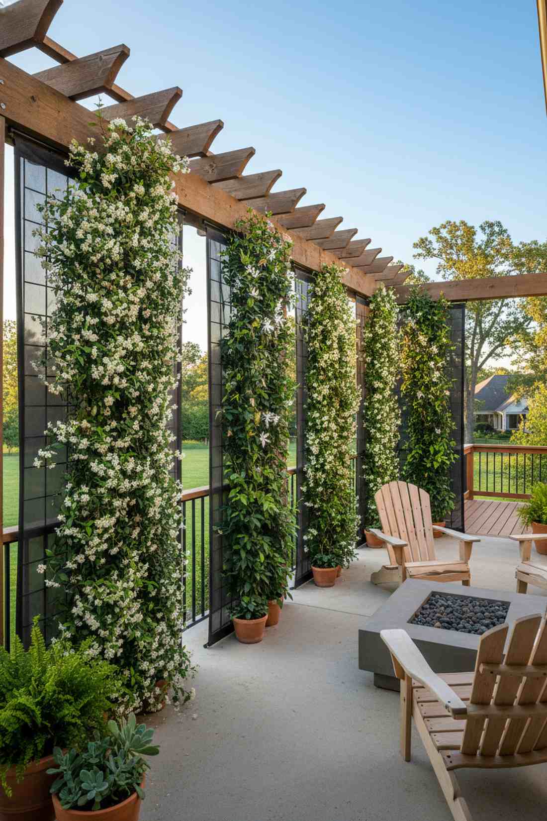 vertical garden curtains with living plants