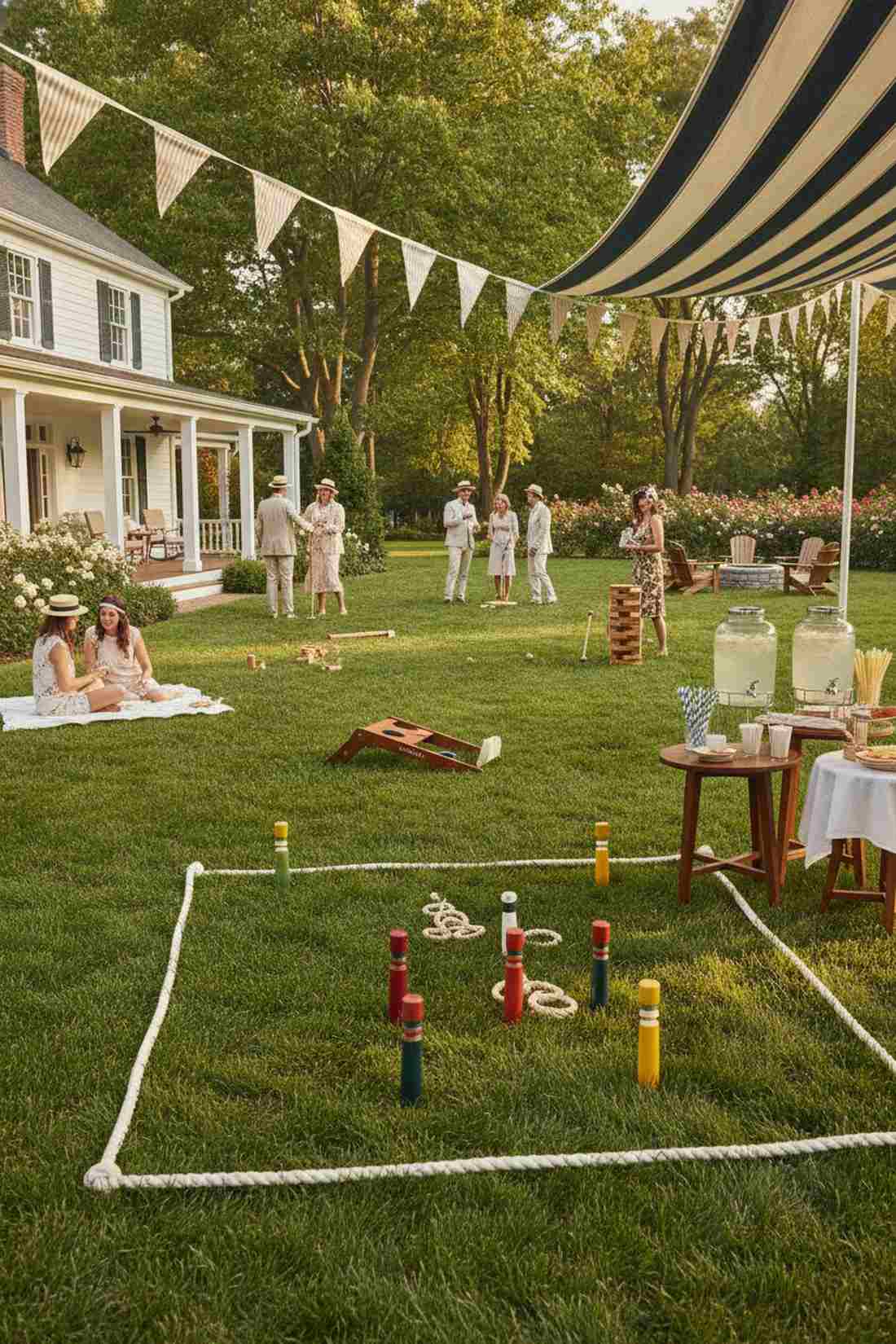 vintage garden game day