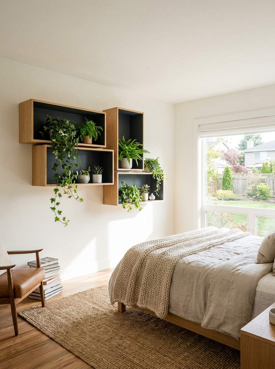 wall mounted box shelves
