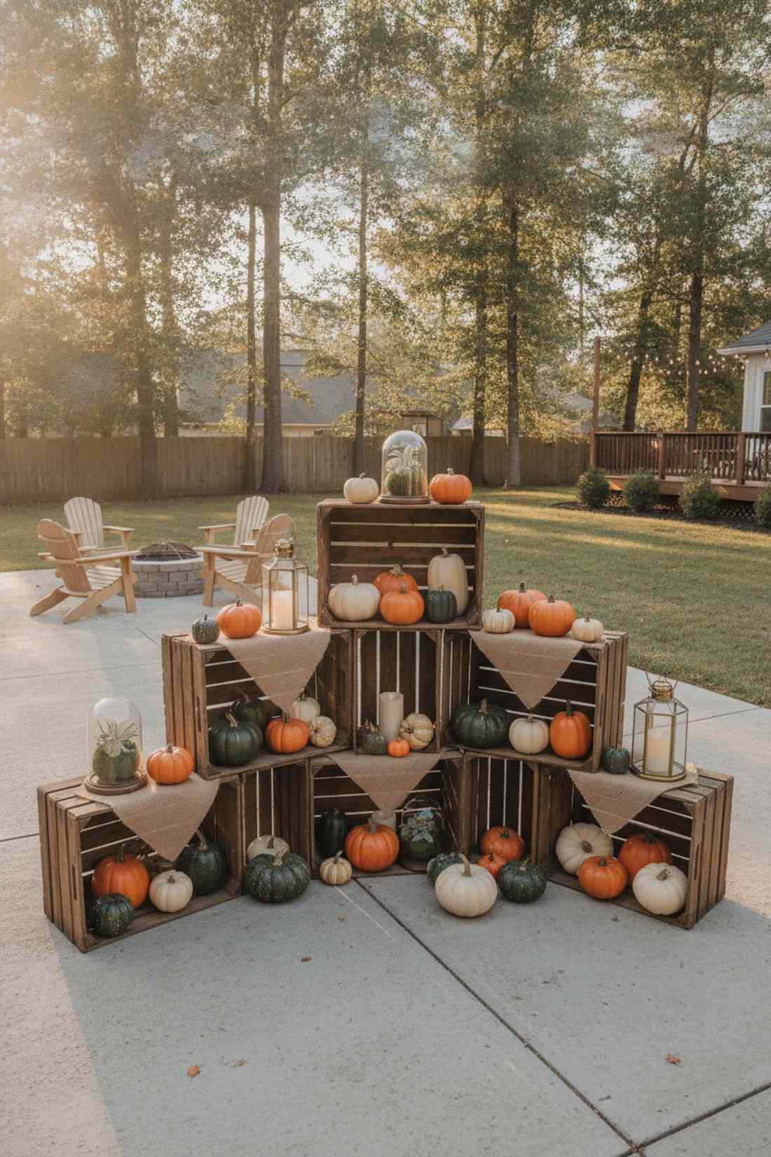 apple crate vignettes
