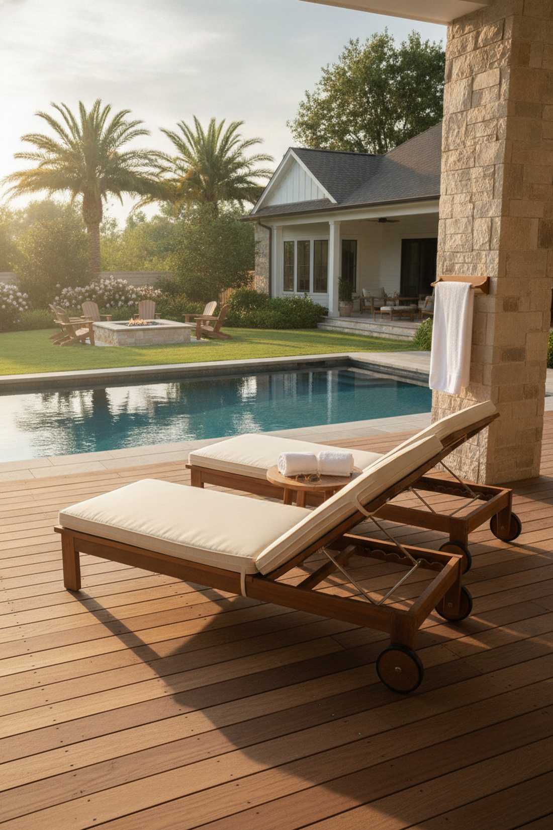 chaise lounge pair