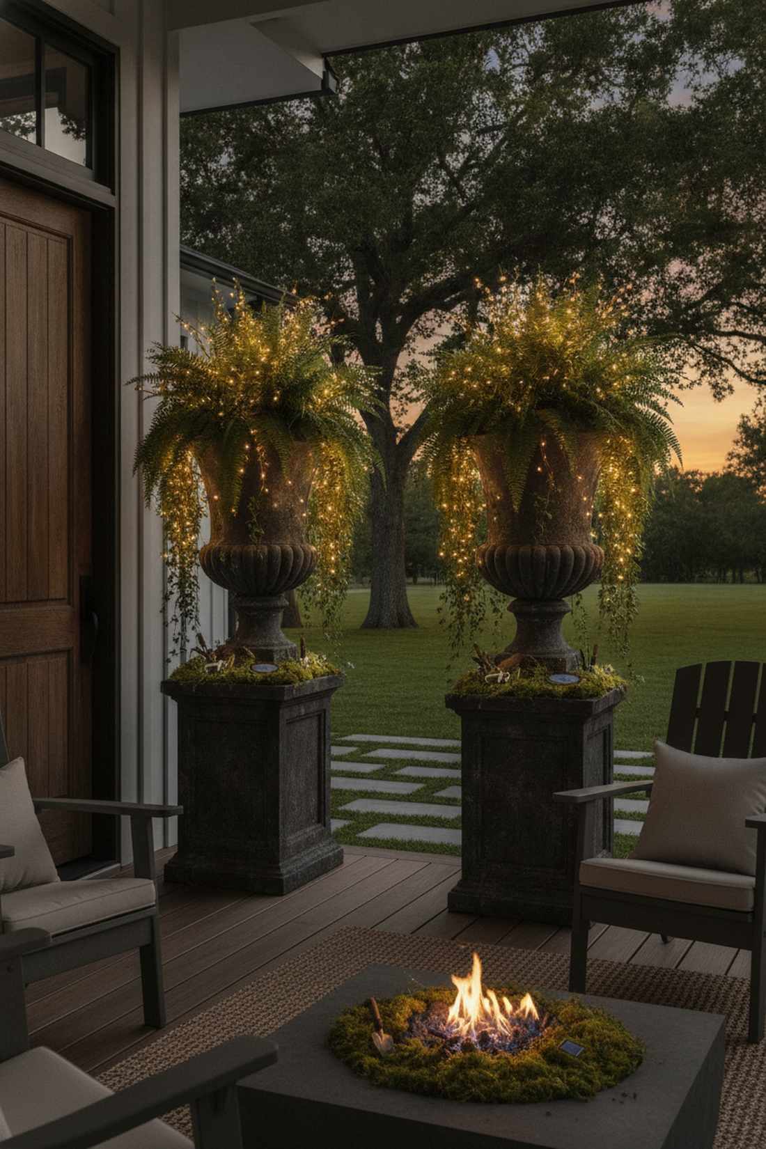 decorative planter integration
