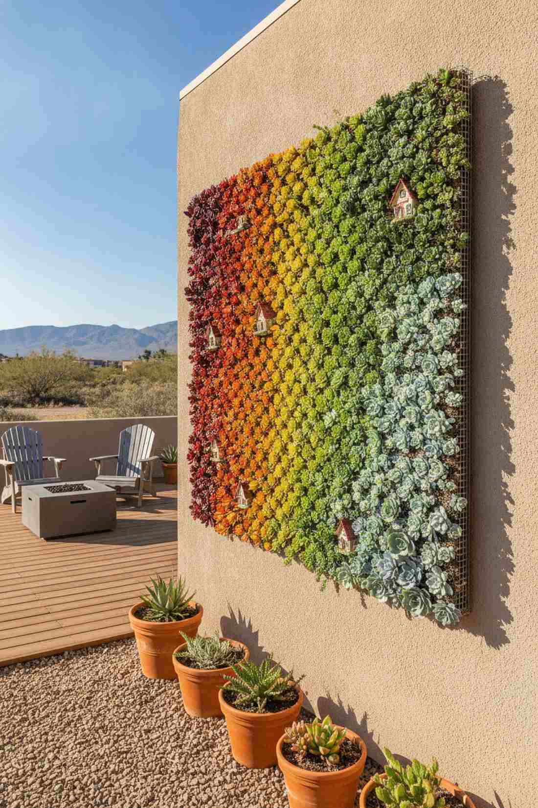 fern wall for shaded areas
