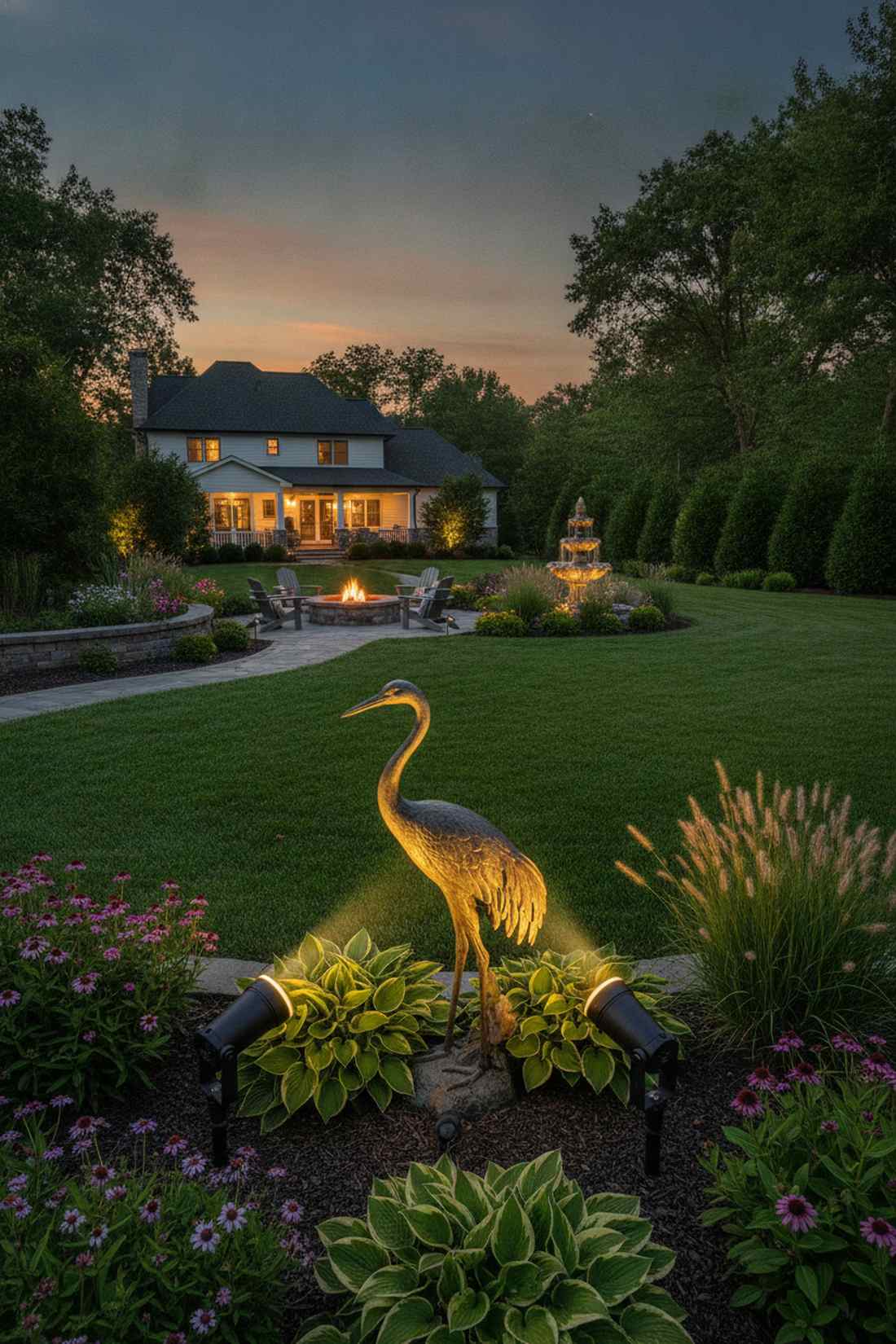 garden bed spotlights